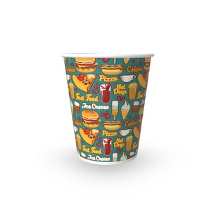 Vaso de Papel Desechable Personalizado de Grado Alimenticio Reciclable de 8-22 oz con Revestimiento de PE - Product Image 2