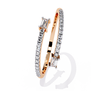 Elegante Anillo de Boda de Oro de 10K con Diamante Cultivado en Laboratorio, Certificado IGI, Diseño Solitario Refinado para un Romance Moderno y Amor Eterno - Product Image 6
