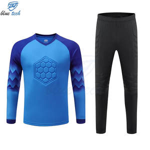 Conjunto de Uniforme de Portero de Fútbol Profesional, Camiseta con Protección en el Pecho, Pantalones, Uniforme de Fútbol Personalizado con Protección UV - Product Image 4