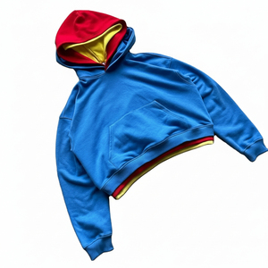 Hoodie unisexe de qualité supérieure, tissu 100% coton, triple couche, poids lourd, personnalisable, marque Equality Premium. - Product Image 5