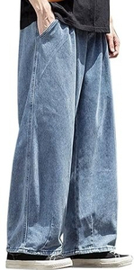 กางเกงยีนส์ผู้ชายทรงสลิมฟิตทันสมัย เนื้อผ้านุ่มยืดหยุ่นสูง สวมใส่สบาย ชุดกางเกงยีนส์ลำลอง - Product Image 6