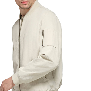 Blouson Bomber Homme de Luxe Léger et de Haute Qualité avec Fermeture Éclair et Poignets Côtelés – Veste Extérieure Élégante - Product Image 4