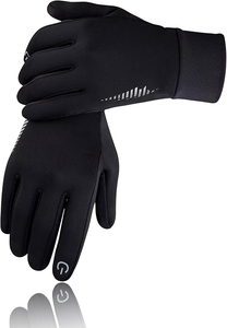 Guantes Térmicos de Invierno Unisex de Piel de Cabra, Resistentes al Fuego, con Pantalla Táctil, para Esquí, Nieve, Motocicleta, Correr, Ciclismo - Product Image 4