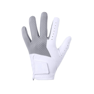 Gant de golf DARIB IMPEX pour main gauche, blanc, en cuir véritable, antidérapant, fermeture auto-agrippante, unisexe, usage sportif, modèle DI-GF-MN-1111, gaufré - Product Image 6
