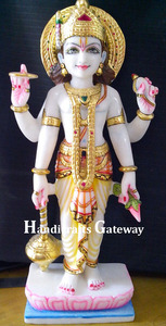 Makrana-estatua de pie de mármol, Lord Krishna - Product Image 6