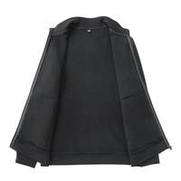 Ensemble d'entraînement personnalisé de marque en gros : Veste zippée et pantalon de sport vierges pour hommes – Survêtement de jogging et tenue de sport pour hommes