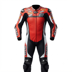 Traje de Carreras MotoCP Personalizado para Hombre, Premium, de Una Pieza, para Pista, con Protectores y Deslizadores, Mono/Traje OEM con Certificación CE - Product Image 1