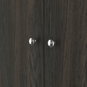 Armadio a Doppia Porta Dakari Multistorage con Cinque Ripiani, Colore Carbon Espresso/Nero - per Stoccaggio in Garage di Depot E Shop - Product Image 3