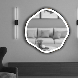 Durable, low-maintenance, and stylish, this S S PVD frame <b>mirror</b> is the ultimate blend of functional art and contemporary design - Product Image 1