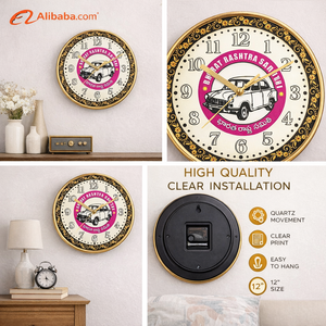 Horloge murale personnalisée de leader politique avec impression pour la décoration de la maison et du bureau pour Thanksgiving et Noël - Product Image 2