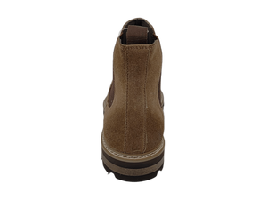 Botines Chelsea de Ante Sintético con Punta Redonda, Sin Cordones, Suela de Goma, Entresuela de EVA, Transpirables, para Todas las Estaciones, Color Sólido - Product Image 2