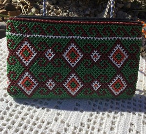 Bohemian Style Coin <b>Pouch</b> Beaded Embroidered Handmade Coin Purse with Zipper Closure Eco-friendly Customized Color for Unisex - Product Image 4