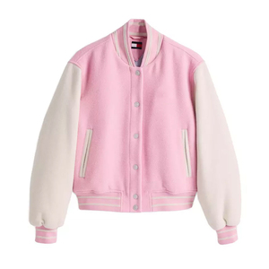 High Street Women's Jackets From Pakistan Varsity Jacket with Casual Wear Crop <b>Top</b> Women Varsity Jacket - Product Image 1
