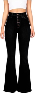 <b>Boot</b> Cut Cotton Jeans for Casual Everyday Outfits Modern Streetwear Sneakers <b>Boots</b> - Product Image 4