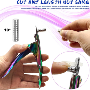 Cortadores de Uñas Artificiales de Alta Calidad con Imanes Pequeños de Titanio Multicolor para Arte de Uñas y Uñas Postizas - Product Image 5