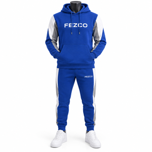 Conjunto de Sudadera con Capucha de Algodón 100% para Hombre, Diseño Casual para Gimnasio o Viajes, Corte Regular - Product Image 1
