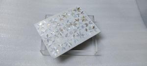 Joyero de acrílico rectangular hecho a mano con tapa de incrustación de hueso intrincada Último diseño más demandado en el Golfo - Product Image 5