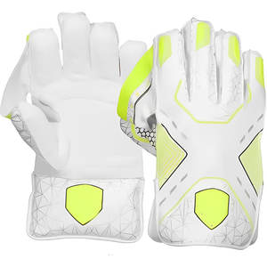 Guantes de Portero de Cricket de Nuevo Diseño, Hechos de Cuero Genuino, para Adultos, en Varios Colores y con Diseño de Logotipo - Product Image 2