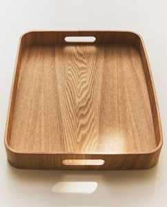 Plateau de service vintage en bois naturel de haute qualité, plateau en bois de couleur délavée haut de gamme pour restaurant, bateau de service en bois pour sushi et fêtes - Product Image 5