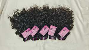 ผมต่ออินเดียแท้แบบ Remy  แบบไม่ผ่านกระบวนการ  แบบ Double Weft  แบบ Virgin Cuticle  แบบ Curly Wavy  ขายส่งแบบ Single Drawn - Product Image 4