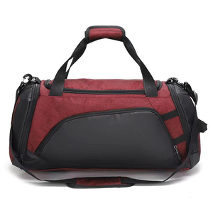 Bolsa de Gimnasio Oxford Unisex de 30-40L, Color Sólido, Cierre de Cremallera, Estilo Casual, Asa Suave y Resistente, Correa Ajustable, Compartimento Interior - Product Image 1