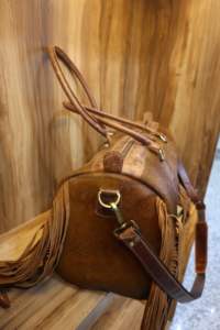 Bolso de cuero de vaca con pelo, estilo vintage, hecho a mano, tallado, para mujer, bandolera, superventas - Product Image 5