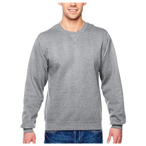 Sweat-shirt et hoodie pour homme en tissu tricoté, manches longues, col rond, logo et impression personnalisés. - Product Image 3