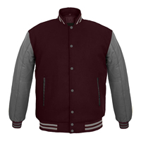 Veste universitaire personnalisée OEM pour homme, pour l'école, le collège, le baseball, respirante, hiver, broderie de logos, veste universitaire pour homme