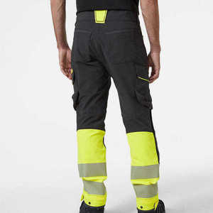 Pantalones de Trabajo Personalizados para Hombre, 100% Algodón, Reflectantes, Alta Visibilidad, Múltiples Bolsillos, Certificación CE, Servicio OEM - Product Image 2