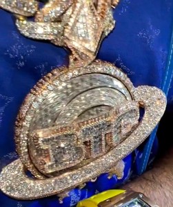 Custom <b>Iced</b> <b>Out</b> <b>Chain</b> Pendant Men Jewelry Pass Diamond Tester Two Tone Plating Letter Name Hip Hop Custom Moissanite Pendant - Product Image 2