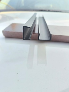 Custom Extruded PVC C Channel C Cap Profile for WPC <b>Door</b> Edge Cover Decorative <b>Trim</b> and Edge Protection - Product Image 3