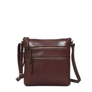 ของแท้สำหรับกระเป๋าสะพายพาดลำตัวหนังแท้โบฮีเมียนวินเทจทำ VT (ผักสีแทน) ลายหนังแท้ขัดเงาแบบอิตาลีด้านบนสุด - Product Image 1