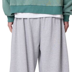 Custom <b>Mens</b> Extra Baggy Fleece <b>Trouser</b> Wide Leg <b>Drawstring</b> Waist Open Hem Streetwear Pants OEM Apparel Maker Wholesale Suppliers - Product Image 4