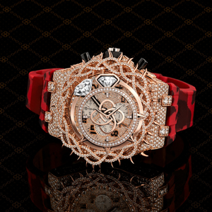 Custom Luxury Moissanite <b>Watch</b> Men Full <b>Diamond</b> Stainless Steel Quartz Wristwatch - Product Image 3