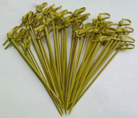 ไม้เสียบค็อกเทลไม้ไผ่แบบกำหนดเอง แบรนด์ส่วนตัว ทำด้วยมือ อุปกรณ์ตกแต่งอาหาร สำหรับผู้นำเข้าขายส่ง เวียดนาม - Product Image 5