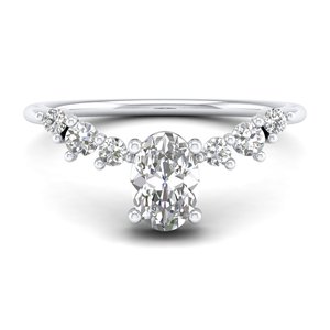 แหวนหมั้นเพชรโมอิสซาไนต์แท้ REYES Original 14K 18K ทองคำแท้ รับรองโดย GRA สำหรับผู้หญิง ของขวัญแต่งงานสุดหรู เครื่องประดับชั้นดี - Product Image 1
