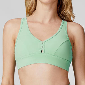 Hot Sale Women's Fitness Sports <b>Bra</b> High Quality 4 Way <b>Stretch</b> Breathable Eco-Friendly Medium Elasticity XS Customizable Front - Product Image 1