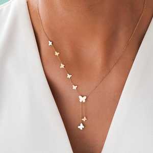 Hallmark <b>Silver</b> Casual Charming Butterfly Necklace - Product Image 1