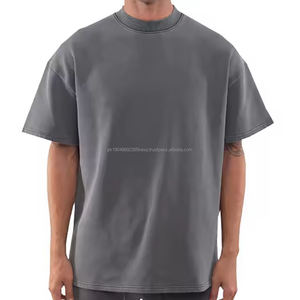 T-shirts unisexe 100 % coton 240 g/m² de haute qualité, très populaires, coupe oversize à épaules tombantes, séchage rapide, respirants, avec gaufrage - Product Image 6