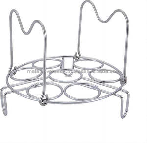 Stainless Steel <b>Trivet</b> Egg Holder Multipurpose Heat Resistant Pot <b>Stand</b> Egg Rack Kitchen Counter Organizer for Home Restaurant - Product Image 6
