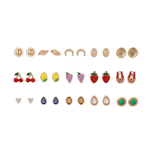 Juego de 25 Pares de Aretes de Mariposa - Aretes de Moda Antideslustre para Mujeres y Niñas - Product Image 3
