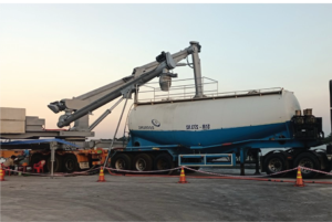 Nouveau déchargeur de navires pneumatique en acier personnalisé pour les opérations de déchargement de ciment dans les terminaux côtiers du Vietnam - Product Image 4