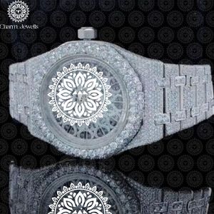 Reloj Charm Jewells de Lujo, Acero Inoxidable, 40 mm, Movimiento Mecánico Analógico, Fecha Automática, Luminoso, Cierre Plegable, Resistente al Agua 10 Bar - Product Image 1