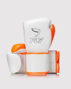ถุงมือชกมวยคุณภาพสูงขายดี รุ่น Fly Super Lace สีสันปรับแต่งได้ สำหรับการฝึกซ้อมระดับมืออาชีพ ทำจากหนังวัวแท้ ระบายอากาศได้ดี - Product Image 1