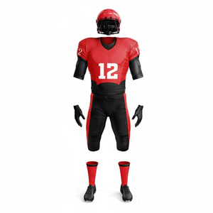 Uniforme de football américain tendance, design sublimé, logo personnalisé, fabrication professionnelle, haute qualité - Product Image 1