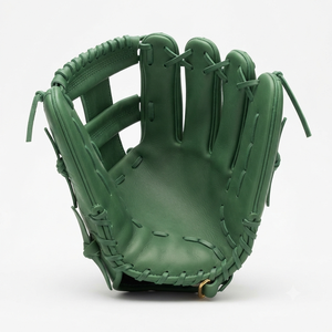 Leather <b>Baseball</b> <b>Glove</b> H-Web Right-Handed Full Finger Long Lasting Performance Outfield Adult Adjustable Wrist Strap - Product Image 1