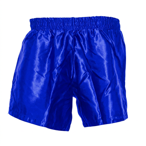 Shorts de boxe noirs pour hommes, 100% polyester extensible, coupe classique, vêtements de sport personnalisables, taille adulte - Product Image 5