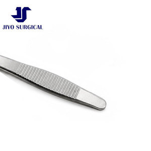 Osher Fixation Forceps 4 1/8" with 0.12 mm Elschnig 1x2 <b>Teeth</b> Delicate Tying Platform Stainless Steel Ophthalmic Instrument - Product Image 6