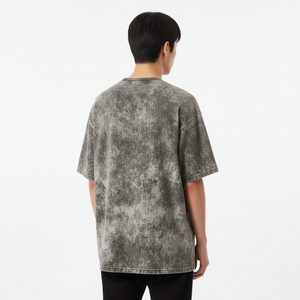 T-shirt décontracté de haute qualité pour hommes, coupe ample, style streetwear, pour le quotidien, impression DTF, logo personnalisé, t-shirt tendance pour homme - Product Image 3