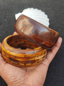 Fashion Buffalo Horn <b>Bangles</b> Handmade Unisex Classic Crafted Horn <b>Bangles</b> <b>Set</b> for Women Traditional <b>Bangle</b> Natural Touch - Product Image 4